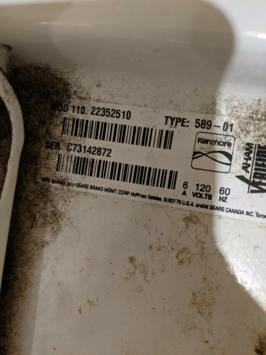 How Old is My Kenmore Appliance by Serial Number